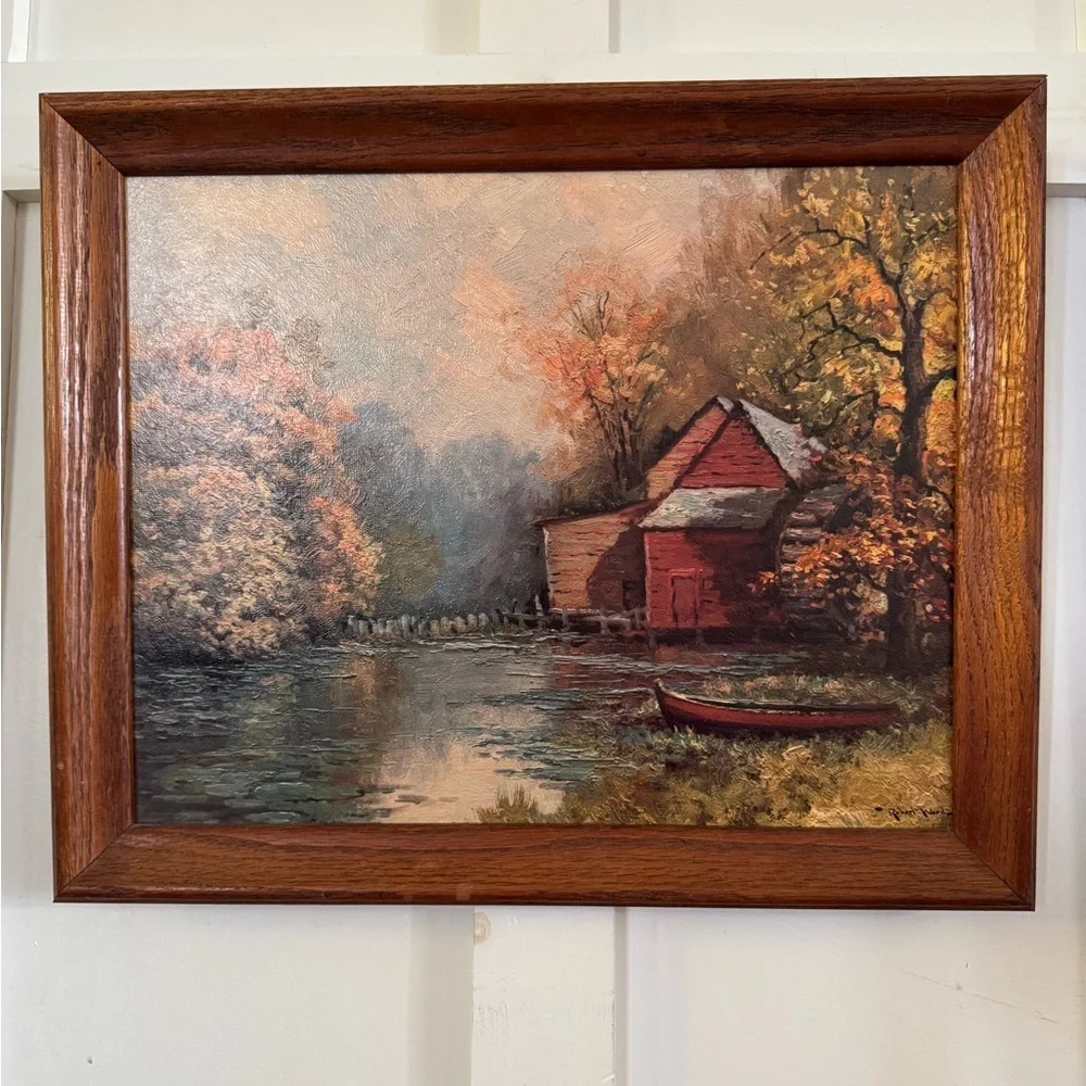Robert Wood The Old Mill framed artwork